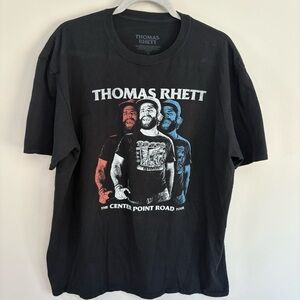 Thomas Rhett The Center Point Road Tour 2021 Black Country Concert Shirt Size XL